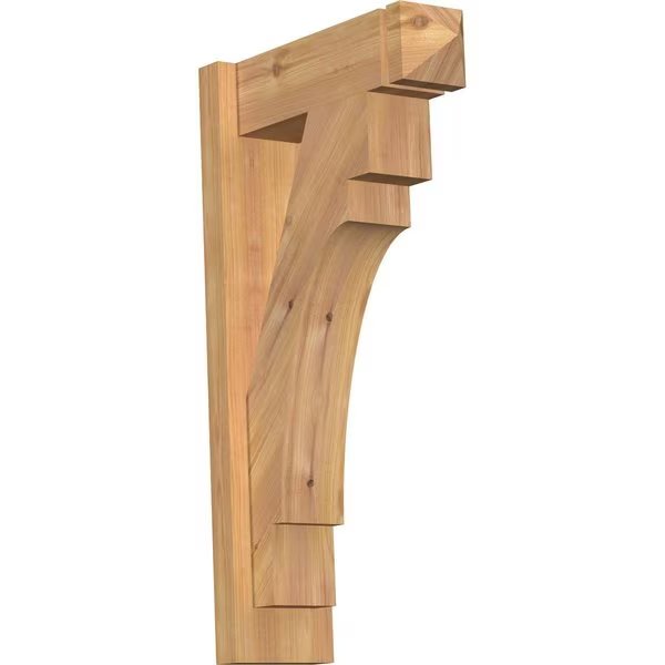Merced Arts & Crafts Smooth Outlooker, Western Red Cedar, 5 1/2